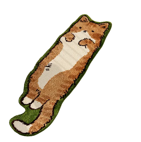 Long Non-Slip Cat Rug