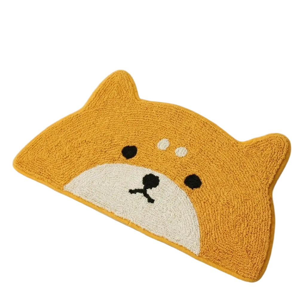 Round Animal Rug – Shiba Inu